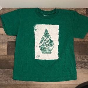 Volcom Big Boys Short Sleeve Tee – Green